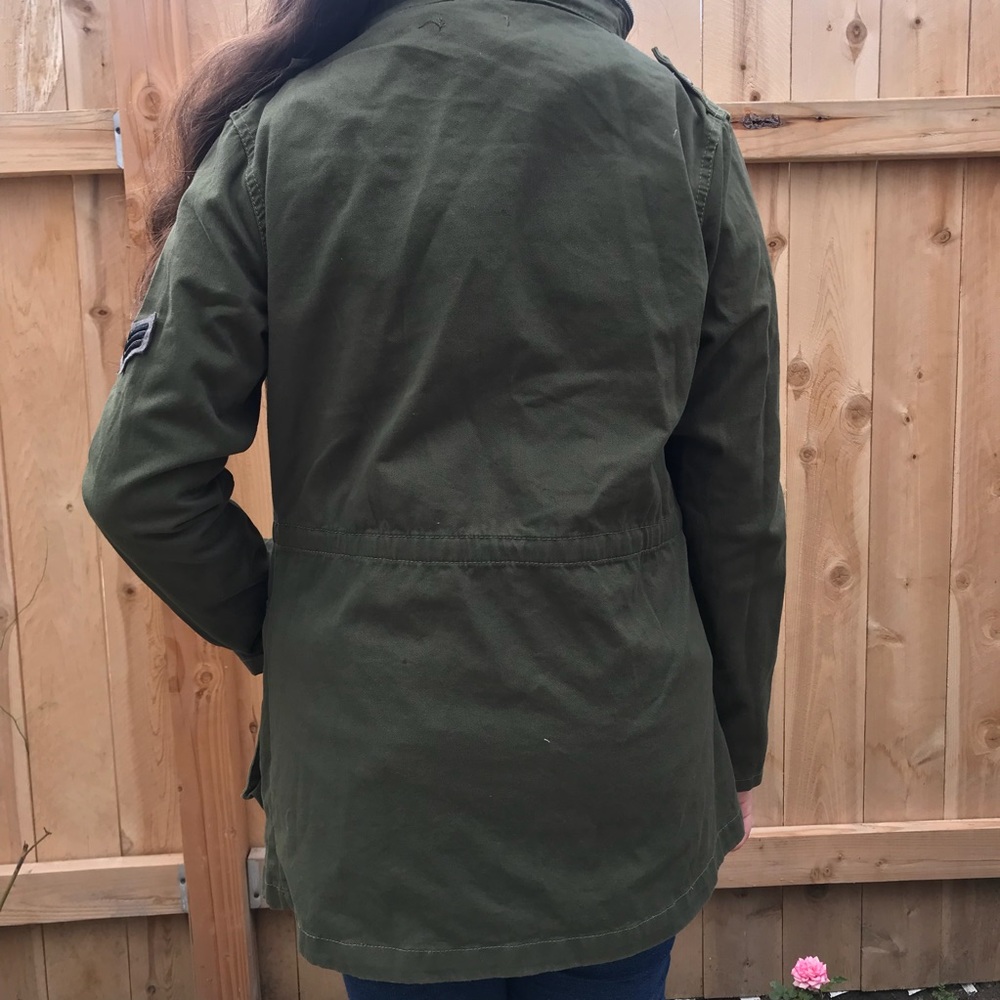 New Monarda Patchwork Utility Jacket Medium - image 3